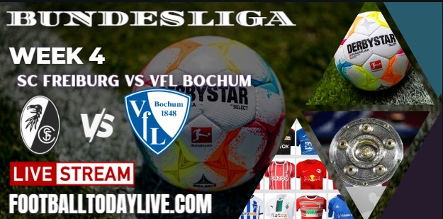 SC Freiburg Vs VfL Bochum Live Stream 2022 Bundesliga: Week 4, Score ...