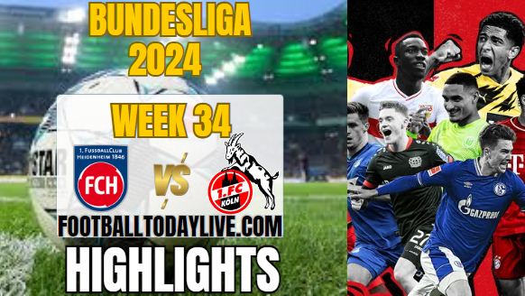 Heidenheim Vs FC Koln Bundesliga Highlights 18May2024