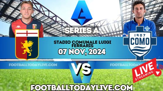 Genoa Vs Como Series A Football Live Stream 2024 | Week 12 slider